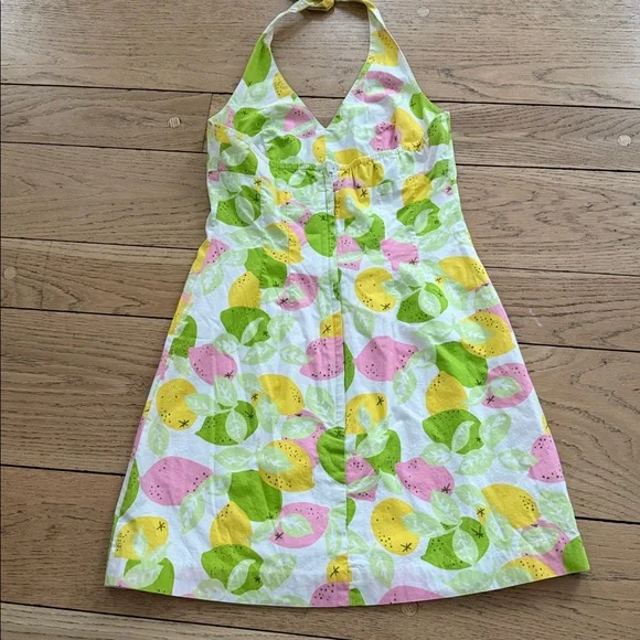 Lilly Pulitzer Multicolor Cotton Blend Halter dress size 2 - Picture 5 of 7
